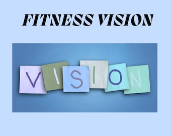 Custom 2026 Fitness Vision Board Kit, (Canva Free and Pro Templates)