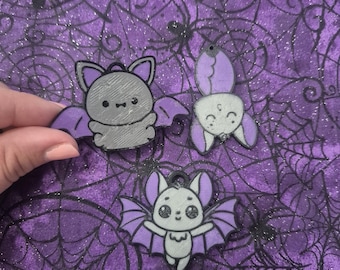 Portachiavi a forma di pipistrello: apri-lattine, ciondolo gotico di Halloween