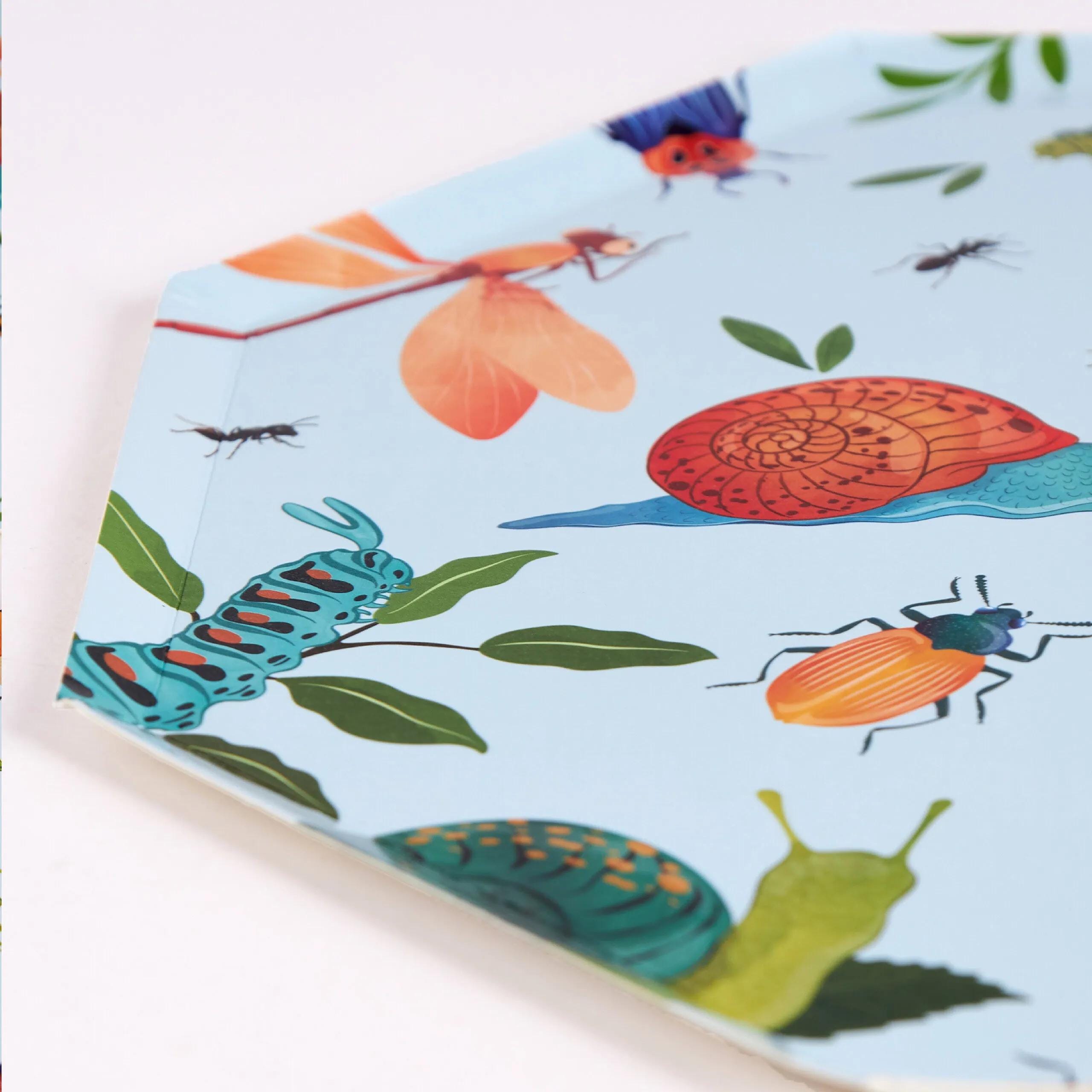 Insect Plate Design Bug Party Plates - 10