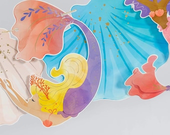 Mermaid Party Banner | Under the Sea Birthday Decor