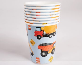 Construction Party Cups