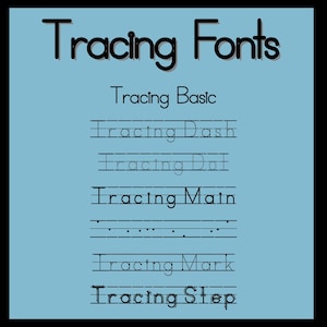 Nachverfolgungsschrift-Lehrerschriftart, Handschriftlinienschriftart, Schulschriftart, Handschriftübung, Kinderschriftart, gepunktete Schrift, gestrichelte Schrift, Ablaufverfolgung