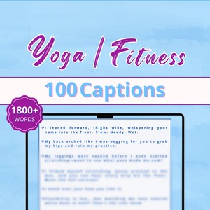 100 Yoga-Bildunterschriften für Onlyfans-Beiträge | NSFW-Bildunterschriften für Onlyfans und Fansly | 100 Bildunterschriften zum Thema Yoga für Ersteller von Inhalten für Erwachsene