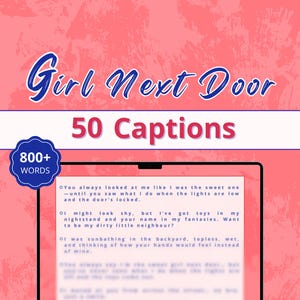 50 Captions Girl Next Door Onlyfans | Captions Ideas for Onlyfans | Girl Next Door Captions | 50 Captions Onlyfans | Onlyfans Content Ideas