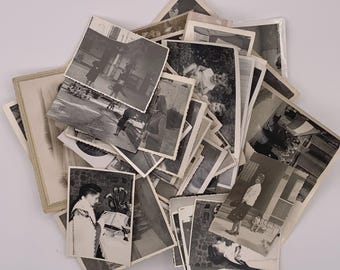 VARIED Lot 40 and 20 original black and white photos from the 30s 40s 50s 60s