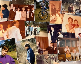 Lot of 40 original color photos from the 70s, 80s, 90s, and 2000s