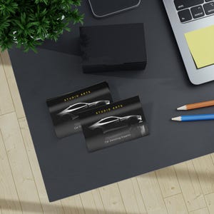 Professionelle Visitenkarten für den Kreativen & Automobil Bereich, 100 stk, Personalisierbar, Elegantes Design, Netzwerken, Marketing, Werbung