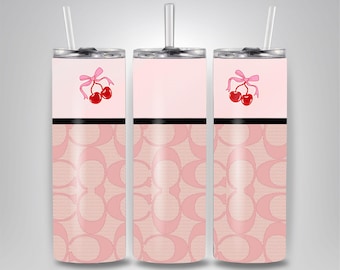 Pink Coach Tumbler Wrap