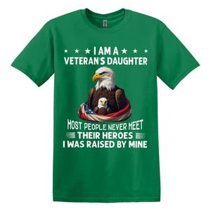 I Am A Veteran Like My Father Patriotic Tee, Military Dad Shirt, Father&#39;s Day Gift, Veteran Family T-Shirt