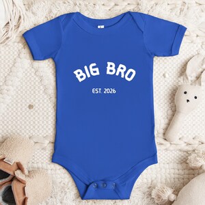 Big Brother Announcement Shirt: Custom Est. Year, Boys Tee