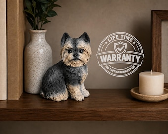 Yorkshire-Terrier-Skulptur – Lebenslange Garantie.
