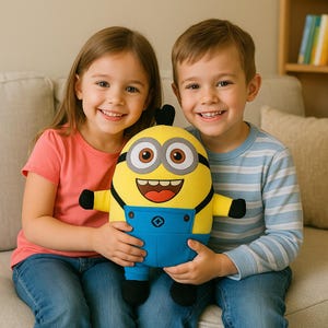 Pluszowa zabawka Minion – miękka wypchana lalka inspirowana Despicable Me – słodki rysunkowy przyjaciel dla dziecka