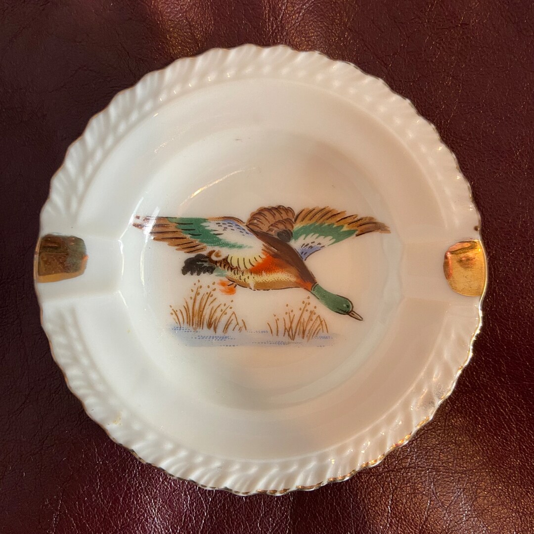 Vintage Little Duck Ashtray Ceramic Etsy