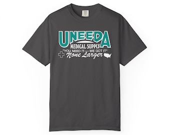 Uneeda Medical Supply Shirt - Retro Horror Comedy Parody Tee