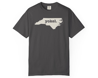 NC Yokel Shirt Comfort Colors Unisex North Carolina Parody Tee