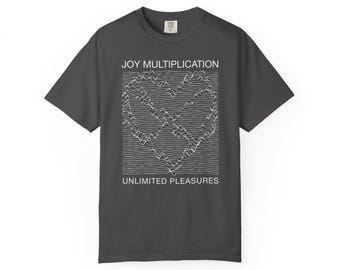 Joy Multiplication Shirt Post Punk Division Graphic Tee Waveform Design Comfort Colors