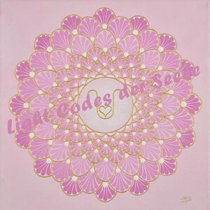 Mandala &quot;Unconditional Love&quot; - Crystal from Reality ELEXIER - Energy Image