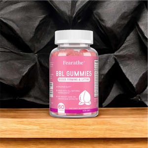 Fearathe Gummies | BBL Gummies - Shape Your HipsAdvanced Natural Formula for Sculpted Curves Detox Immune Support 60 Gummies