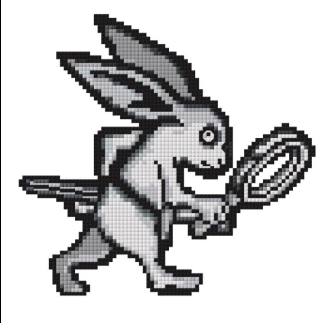 Kingdom Come: Deliverance II Rabbit Bunny Combat Searching Cross Stitch ...