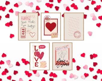 Valentines Printable Wall Art | Valentines Prints | Trendy Wall Art | Valentines Wall Art | Valentine Gifts | Valentines Wall Decor