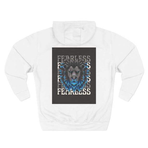 Fearless Lion Hoodie - Inspirational Apparel for Adventurers, Perfect Gift for Birthdays, Christmas, or Motivational Moments
