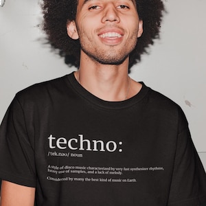 Techno Definition - Music Festival T-shirt, Rave Shirt, techno shirt, Dj shirt, Gift for Raver, EDM Shirt, Rave wear, Rave outfit