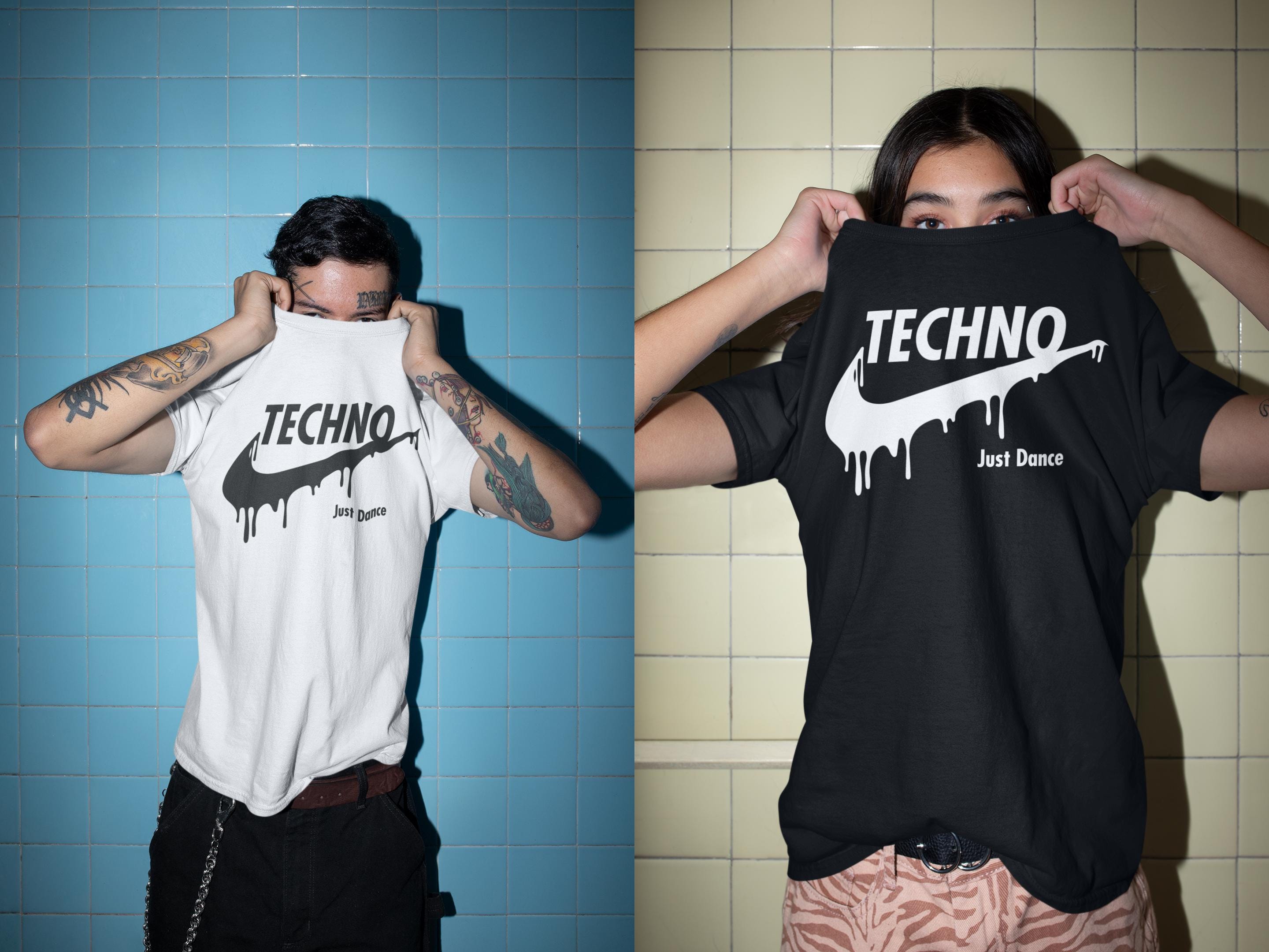 Acid Techno Shirt - Etsy Singapore