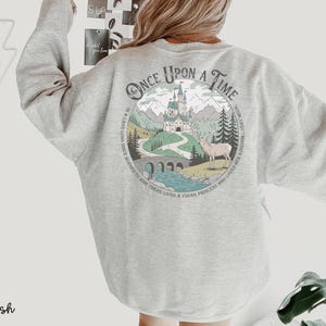 Fairytale Castle Crewneck: &quot;Once Upon a Time&quot; Bookish Sweatshirt