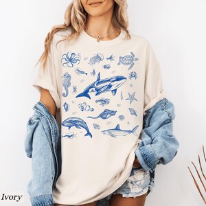 Comfort Colors Sea Life T-Shirt: Coastal Graphic Tee