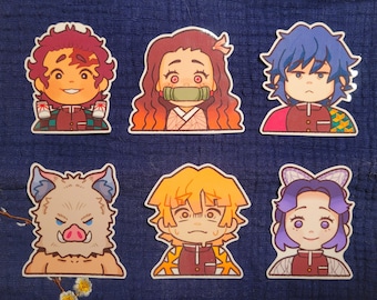 Chibi Demon Slayers! | Vinyl Stickers