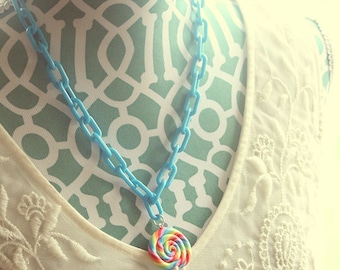 Swirl Lollipops necklace