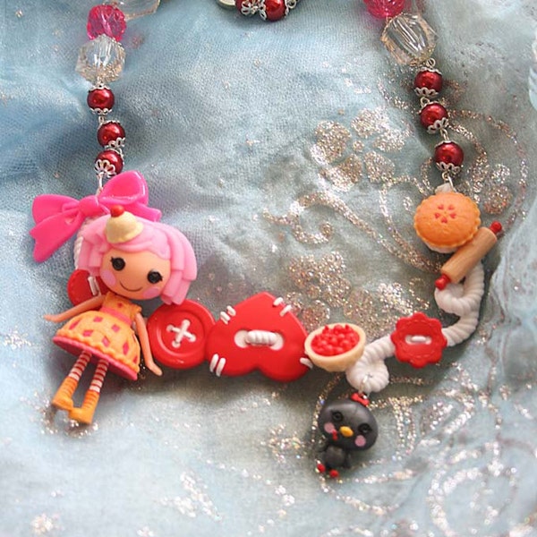 Lalaloopsy Cherry Pie Doll necklace