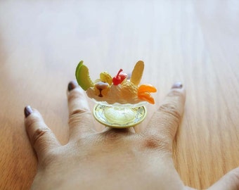 Ijs en pudding ring