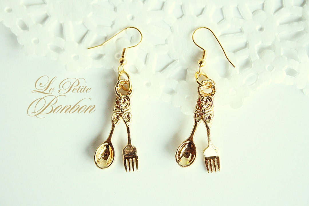 Royal Fork and Spoon Earrings Etsy Sweden