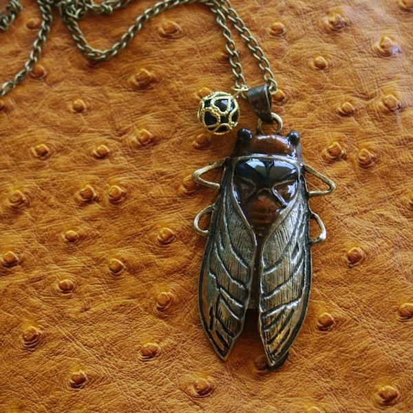 Cicada necklace