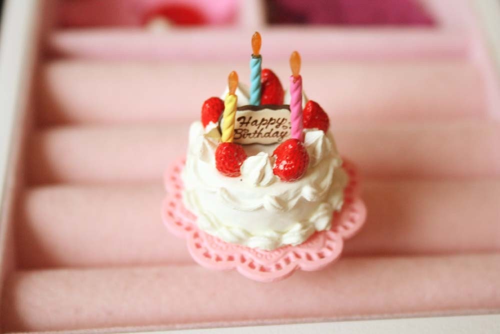 Strawberry Shortcake Happy Birthday Cake - Etsy