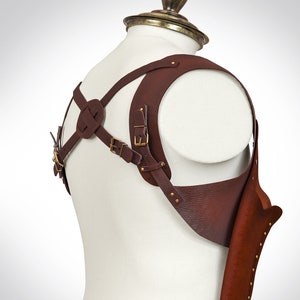 Steampunk Holster Pattern, PDF download for Leather Work,  Cosplay, Larp, Gun Holster