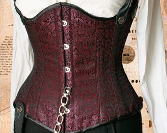 Underbust Corset Pattern, plus size Tightlacing. Steampunk, Gothic, Victorian, PDF Download, Extra large size up US size 22