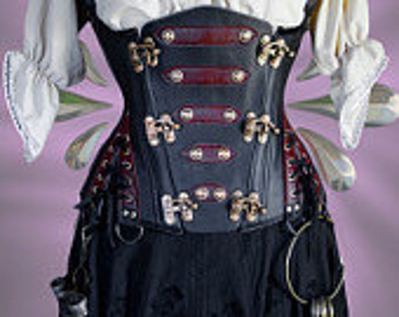 Steampunk Corset Sewing Pattern, Instant download, Cosplay Pattern, XL 38 40 42 Finished waists image 3