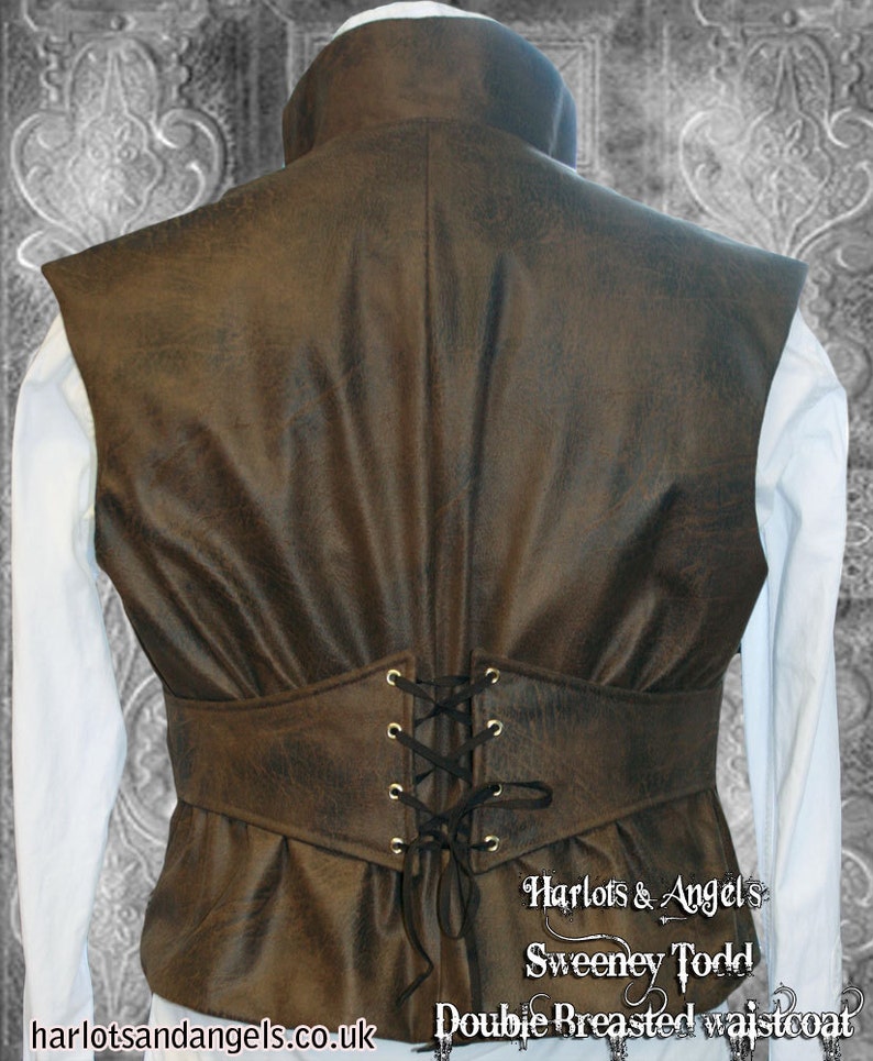 Sewing Pattern XL for Steampunk Vest, Digital Download sizes Below image 4