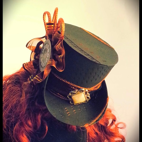 Steampunk Hat Pattern, Free Photo Tutorial, PDF Instant Download, Sewing Pattern, How to Make a Professional  Hat, Cosplay, Halloween