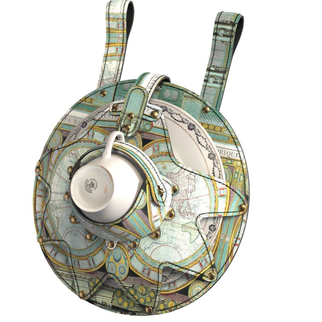 Teacup Holster Leather and Fabric PDF Sewing Patterns, With Video