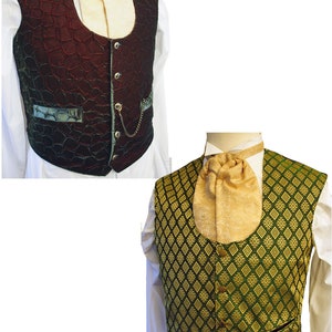 Mens Waistcoat Sewing Pattern, PDF Download, Perfect For Victorian Steampunk Cosplay and Wedding Costumes image 7