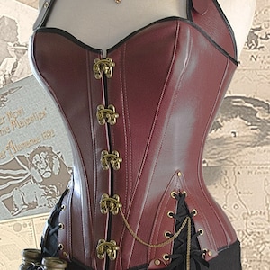 PDF Instant download Corset Sewing Pattern. Steampunk, Gothic, Larp. Prints on USA letter / A4 paper size SMALL image 1