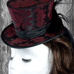 Hat Pattern, Steampunk Top Hat Sewing Pattern, Wedding Hat, Mad hatter Hat PDF Download, NOT Finished Hat image 3