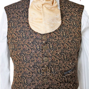Mens Waistcoat Sewing Pattern, PDF Download, Perfect For Victorian Steampunk Cosplay and Wedding Costumes image 9