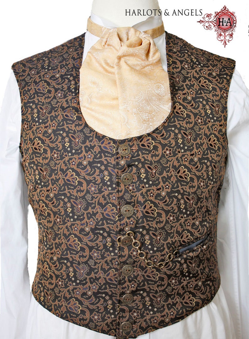 Mens Waistcoat Sewing Pattern, PDF Download, Perfect For Victorian Steampunk Cosplay and Wedding Costumes image 9