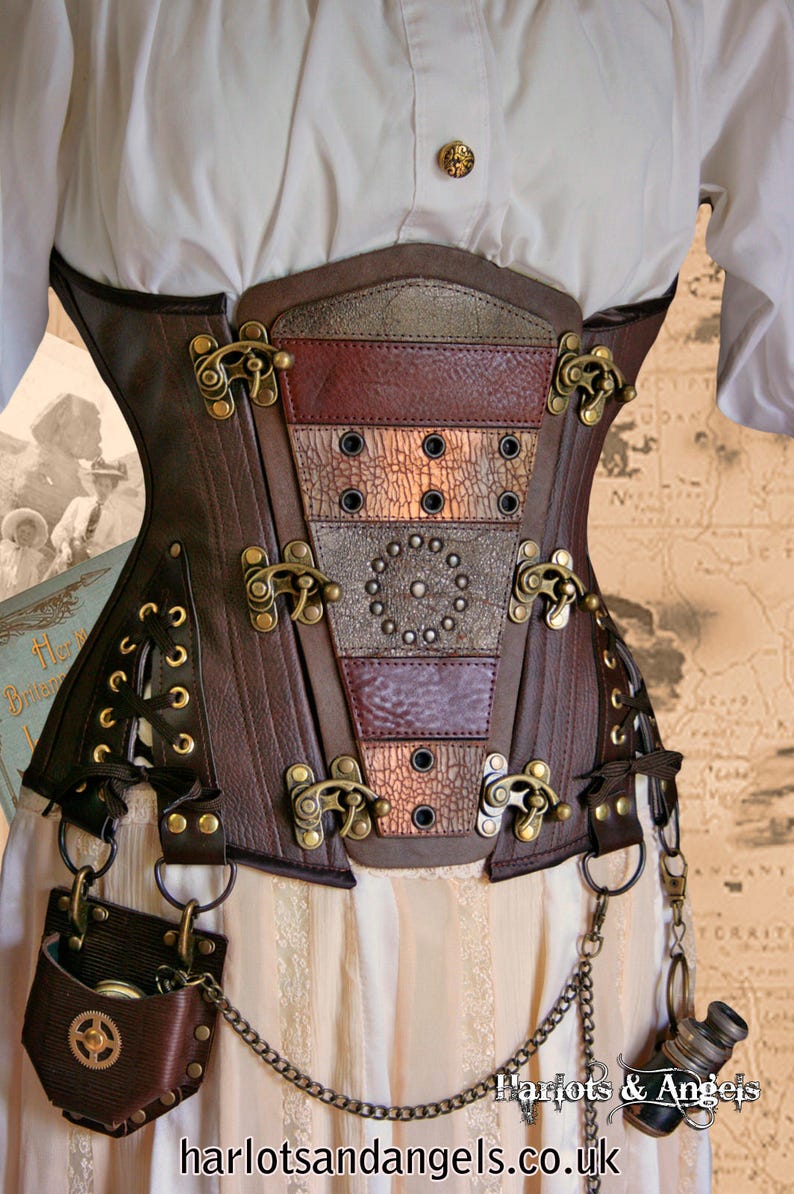 Corset Sewing Pattern Large Size For Steampunk Cosplay Pdf Etsy