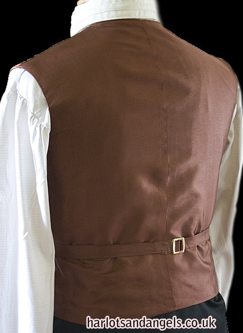 Mens Waistcoat Sewing Pattern, PDF Download, Perfect For Victorian Steampunk Cosplay and Wedding Costumes image 4