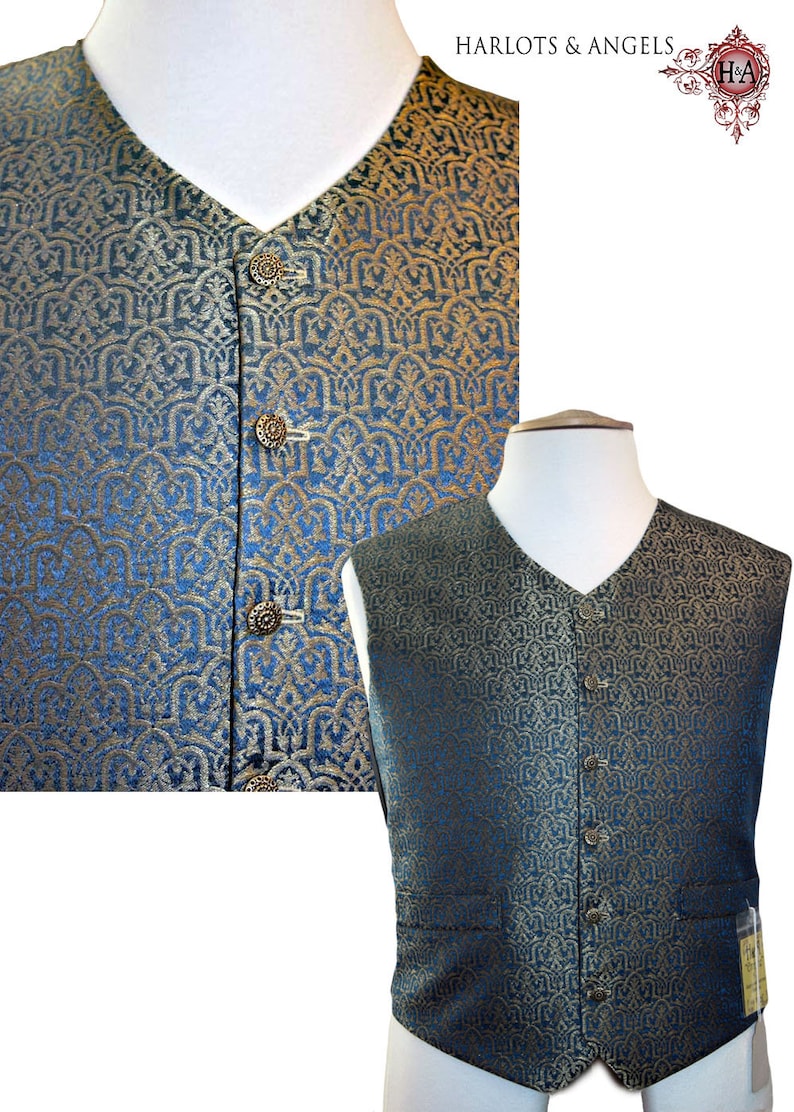 Mens Waistcoat Sewing Pattern, PDF Download, Perfect For Victorian Steampunk Cosplay and Wedding Costumes image 10